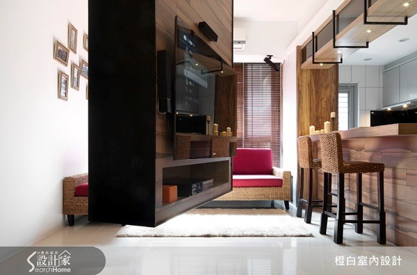 27坪新成屋(5年以下)＿休閒風吧檯案例圖片＿橙白室內裝修設計工程有限公司＿橙白_11之6