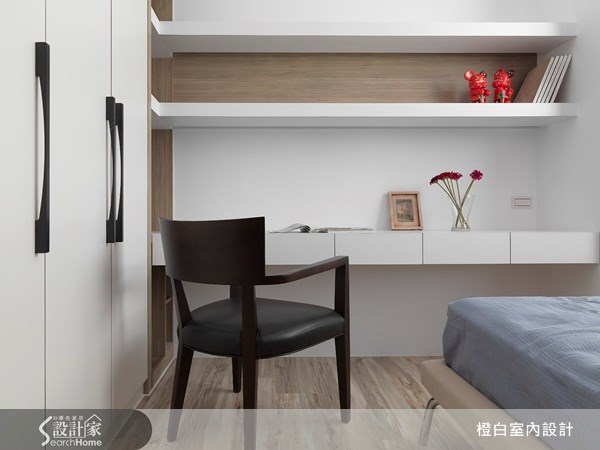 27坪新成屋(5年以下)＿休閒風臥室案例圖片＿橙白室內裝修設計工程有限公司＿橙白_11之12