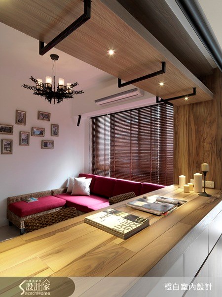 27坪新成屋(5年以下)＿休閒風吧檯案例圖片＿橙白室內裝修設計工程有限公司＿橙白_11之7