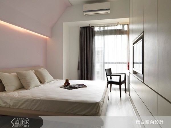 27坪新成屋(5年以下)＿休閒風臥室案例圖片＿橙白室內裝修設計工程有限公司＿橙白_11之14