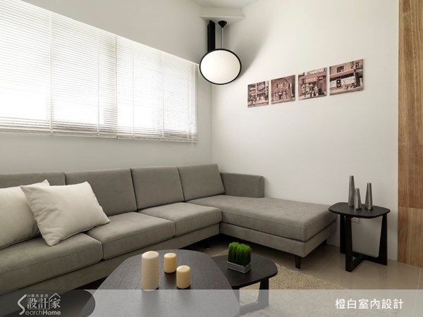 17坪新成屋(5年以下)＿北歐風客廳案例圖片＿橙白室內裝修設計工程有限公司＿橙白_17之4