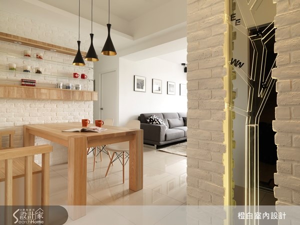 18坪新成屋(5年以下)＿北歐風餐廳案例圖片＿橙白室內裝修設計工程有限公司＿橙白_18之1