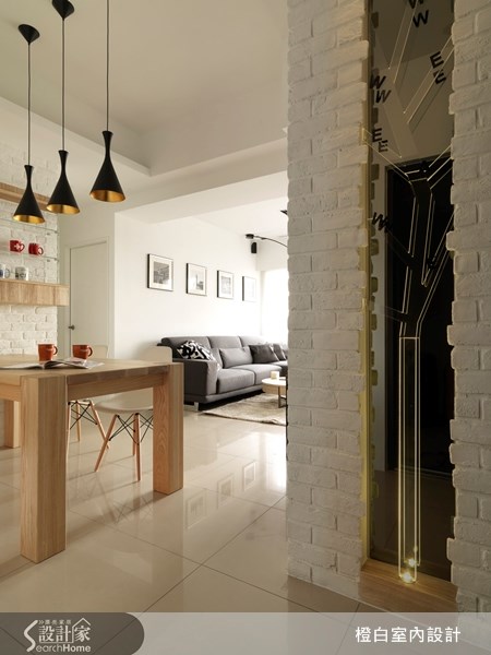 18坪新成屋(5年以下)＿北歐風餐廳案例圖片＿橙白室內裝修設計工程有限公司＿橙白_18之2