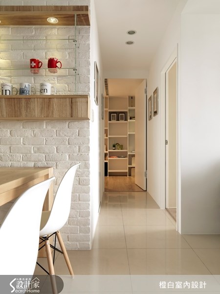 18坪新成屋(5年以下)＿北歐風走廊案例圖片＿橙白室內裝修設計工程有限公司＿橙白_18之9