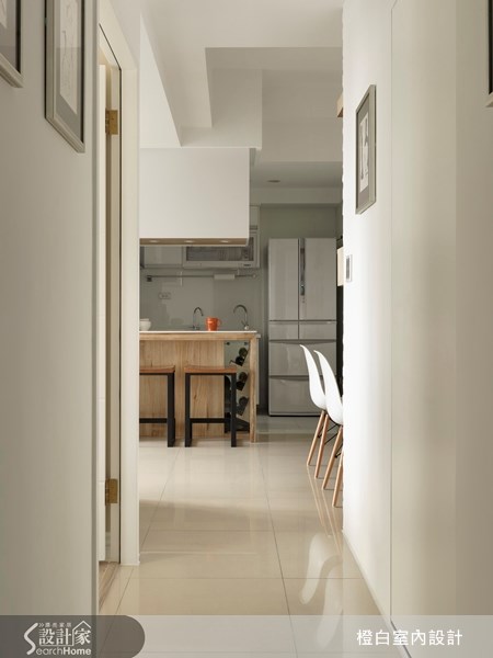 18坪新成屋(5年以下)＿北歐風走廊案例圖片＿橙白室內裝修設計工程有限公司＿橙白_18之14