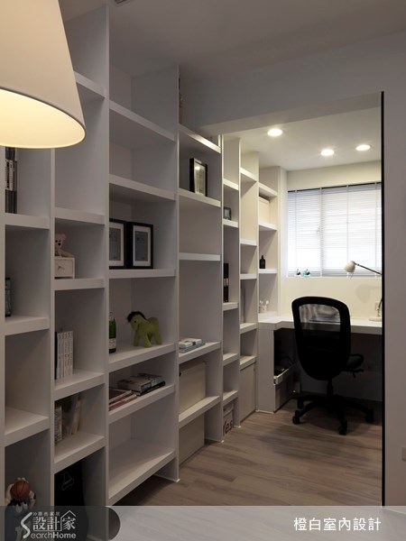18坪新成屋(5年以下)＿北歐風書房案例圖片＿橙白室內裝修設計工程有限公司＿橙白_18之22