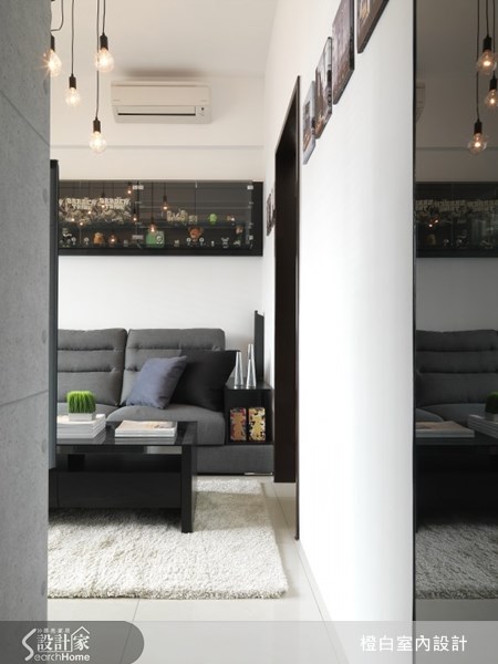 18坪新成屋(5年以下)＿現代風客廳案例圖片＿橙白室內裝修設計工程有限公司＿橙白_19之7