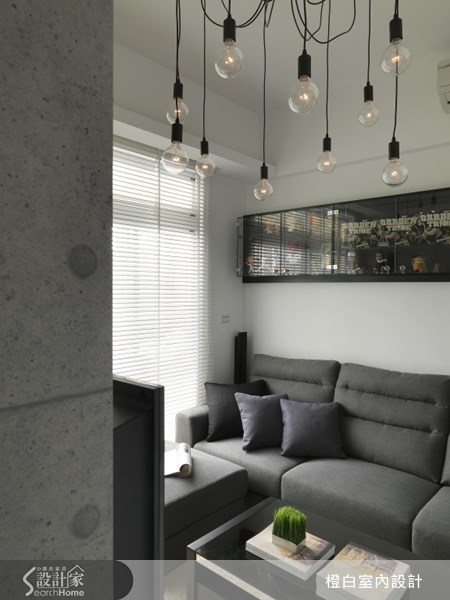 18坪新成屋(5年以下)＿現代風客廳案例圖片＿橙白室內裝修設計工程有限公司＿橙白_19之17