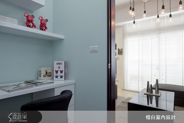 18坪新成屋(5年以下)＿現代風書房案例圖片＿橙白室內裝修設計工程有限公司＿橙白_19之22