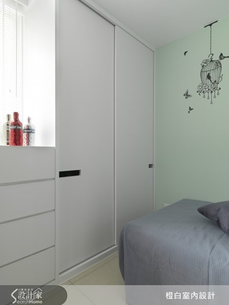 18坪新成屋(5年以下)＿現代風臥室案例圖片＿橙白室內裝修設計工程有限公司＿橙白_19之6