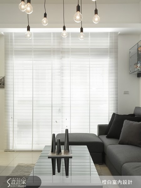 18坪新成屋(5年以下)＿現代風客廳案例圖片＿橙白室內裝修設計工程有限公司＿橙白_19之11