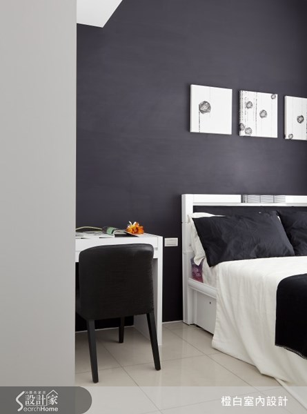 18坪新成屋(5年以下)＿現代風臥室案例圖片＿橙白室內裝修設計工程有限公司＿橙白_19之18