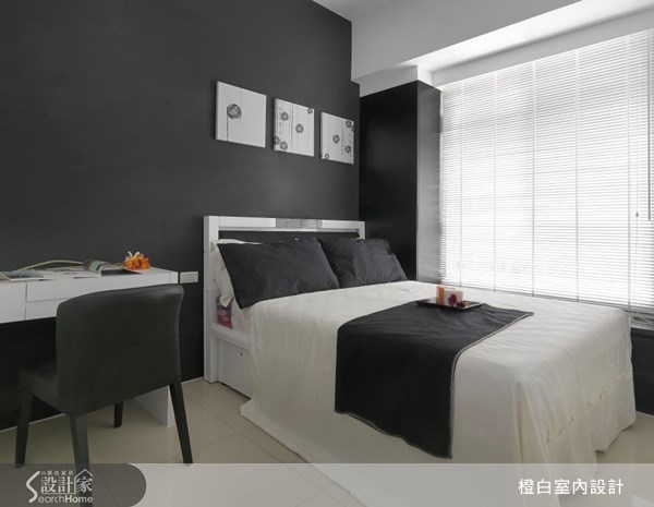 18坪新成屋(5年以下)＿現代風臥室案例圖片＿橙白室內裝修設計工程有限公司＿橙白_19之14