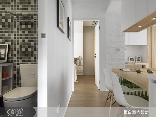 22坪老屋(16~30年)＿北歐風走廊案例圖片＿橙白室內裝修設計工程有限公司＿橙白_20之26