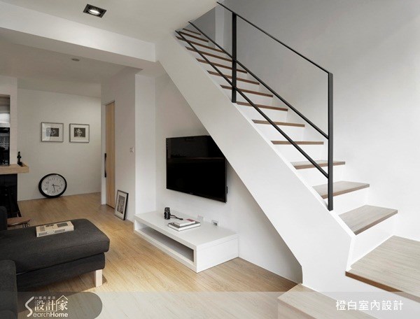 22坪老屋(16~30年)＿簡約風客廳案例圖片＿橙白室內裝修設計工程有限公司＿橙白_21之7