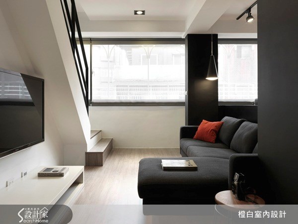 22坪老屋(16~30年)＿簡約風客廳案例圖片＿橙白室內裝修設計工程有限公司＿橙白_21之6