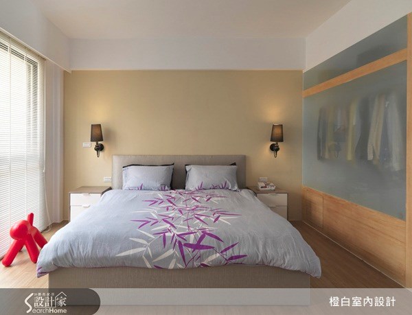 32坪新成屋(5年以下)＿現代風臥室案例圖片＿橙白室內裝修設計工程有限公司＿橙白_22之18