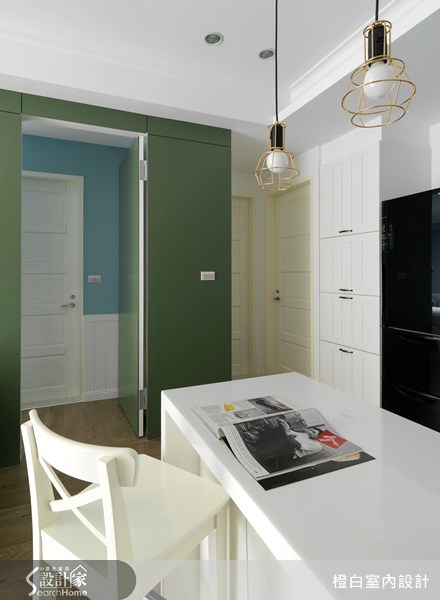 18坪新成屋(5年以下)＿美式風餐廳案例圖片＿橙白室內裝修設計工程有限公司＿橙白_23之10