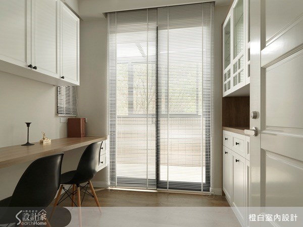 18坪新成屋(5年以下)＿美式風書房案例圖片＿橙白室內裝修設計工程有限公司＿橙白_23之12