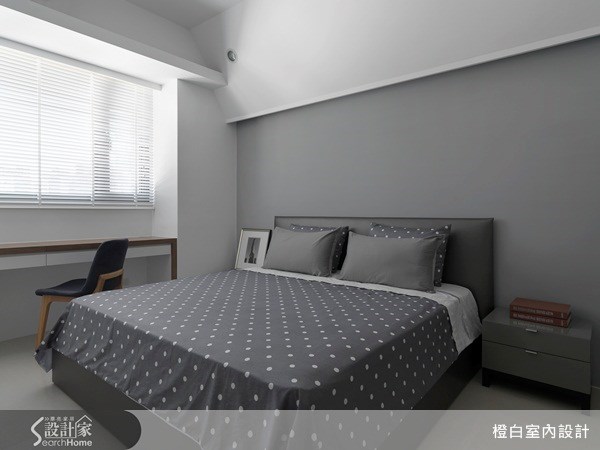 33坪新成屋(5年以下)＿混搭風臥室案例圖片＿橙白室內裝修設計工程有限公司＿橙白_24之9