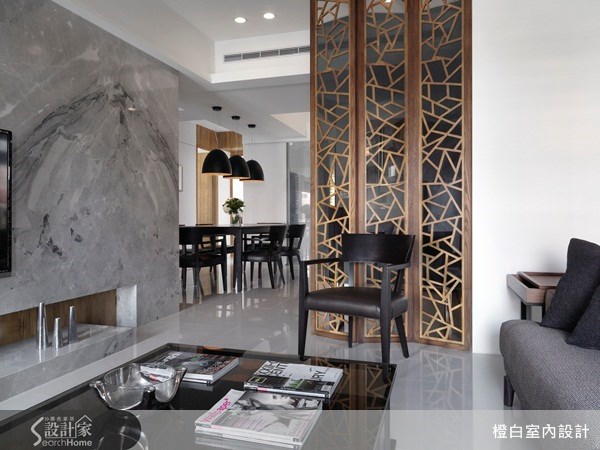 33坪新成屋(5年以下)＿混搭風客廳案例圖片＿橙白室內裝修設計工程有限公司＿橙白_24之2