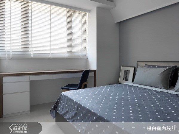 33坪新成屋(5年以下)＿混搭風臥室案例圖片＿橙白室內裝修設計工程有限公司＿橙白_24之8