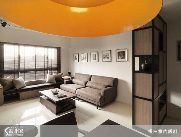 20坪新成屋(5年以下)＿混搭風客廳案例圖片＿橙白室內裝修設計工程有限公司＿橙白_25之4