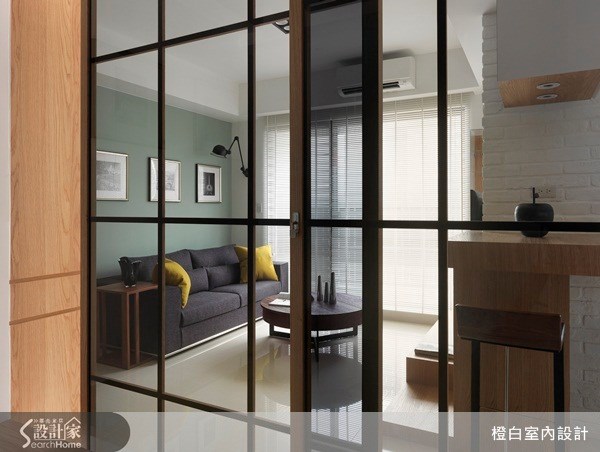 18坪新成屋(5年以下)＿北歐風客廳案例圖片＿橙白室內裝修設計工程有限公司＿橙白_26之18