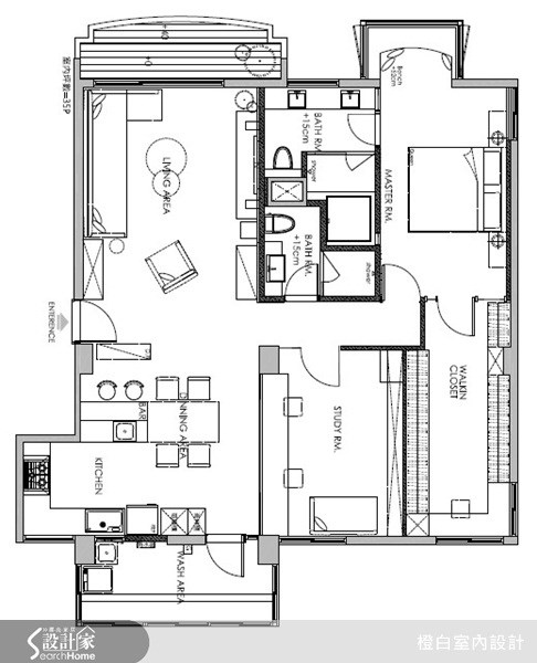 35坪老屋(16~30年)＿混搭風案例圖片＿橙白室內裝修設計工程有限公司＿橙白_27光復南路之36