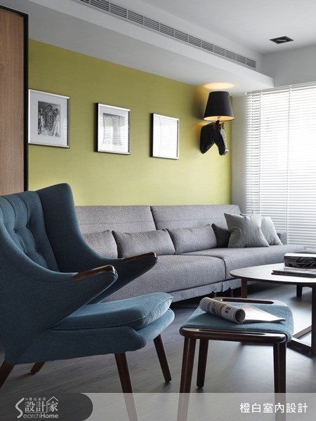 35坪老屋(16~30年)＿混搭風客廳案例圖片＿橙白室內裝修設計工程有限公司＿橙白_27光復南路之2