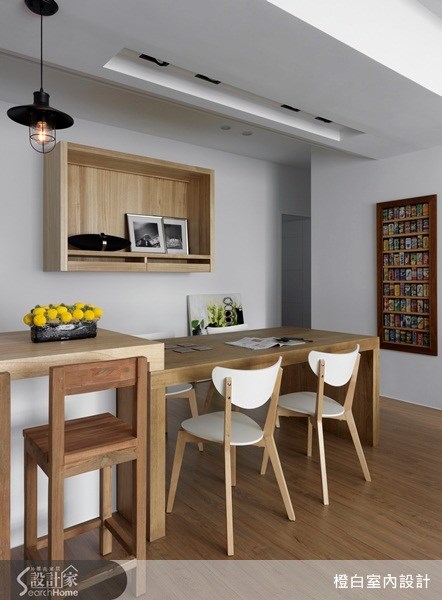 38坪中古屋(5~15年)＿北歐風餐廳案例圖片＿橙白室內裝修設計工程有限公司＿橙白_28桃園竹城橫岡之15