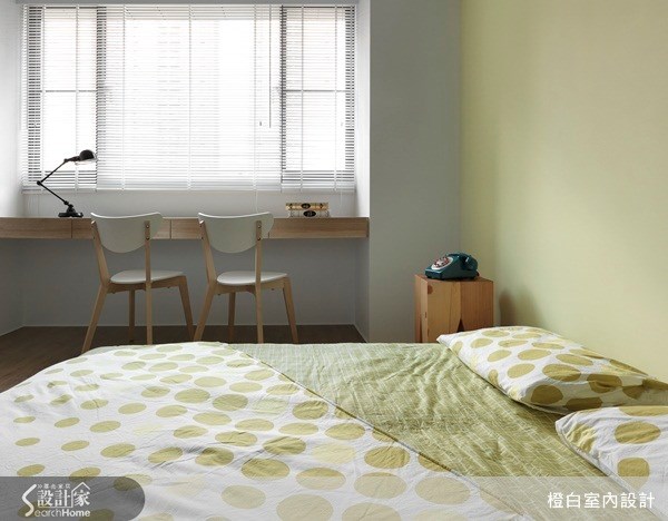 38坪中古屋(5~15年)＿北歐風臥室案例圖片＿橙白室內裝修設計工程有限公司＿橙白_28桃園竹城橫岡之22