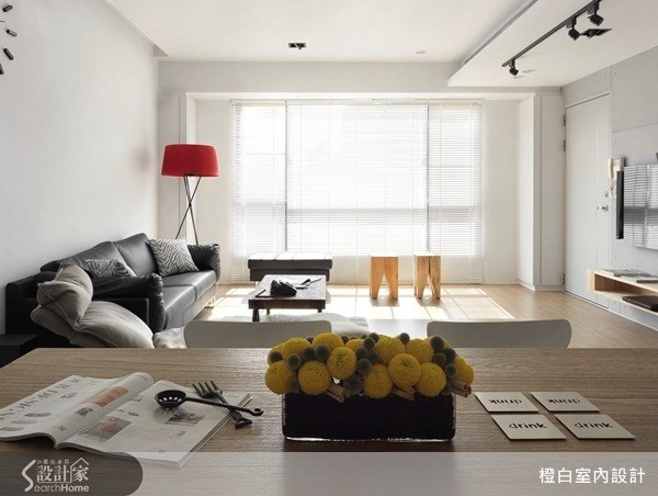 38坪中古屋(5~15年)＿北歐風客廳案例圖片＿橙白室內裝修設計工程有限公司＿橙白_28桃園竹城橫岡之9
