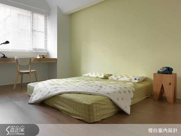 38坪中古屋(5~15年)＿北歐風臥室案例圖片＿橙白室內裝修設計工程有限公司＿橙白_28桃園竹城橫岡之21