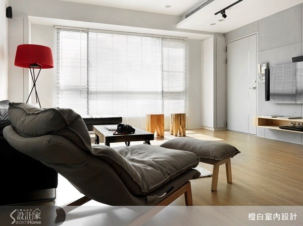 38坪中古屋(5~15年)＿北歐風客廳案例圖片＿橙白室內裝修設計工程有限公司＿橙白_28桃園竹城橫岡之7
