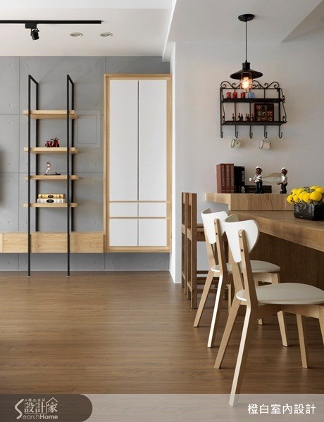 38坪中古屋(5~15年)＿北歐風餐廳案例圖片＿橙白室內裝修設計工程有限公司＿橙白_28桃園竹城橫岡之13