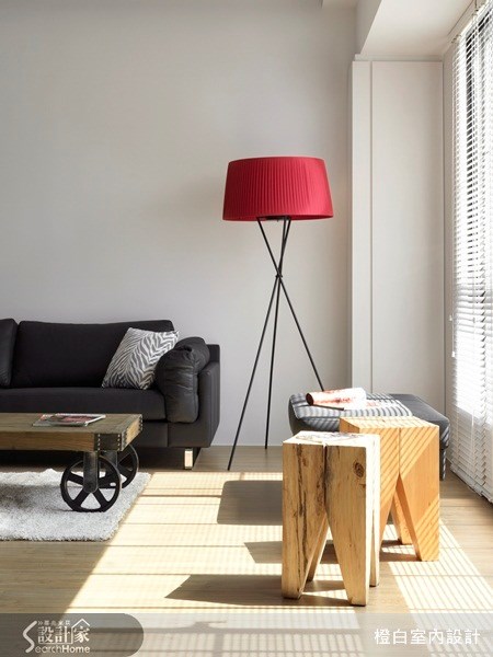 38坪中古屋(5~15年)＿北歐風客廳案例圖片＿橙白室內裝修設計工程有限公司＿橙白_28桃園竹城橫岡之6