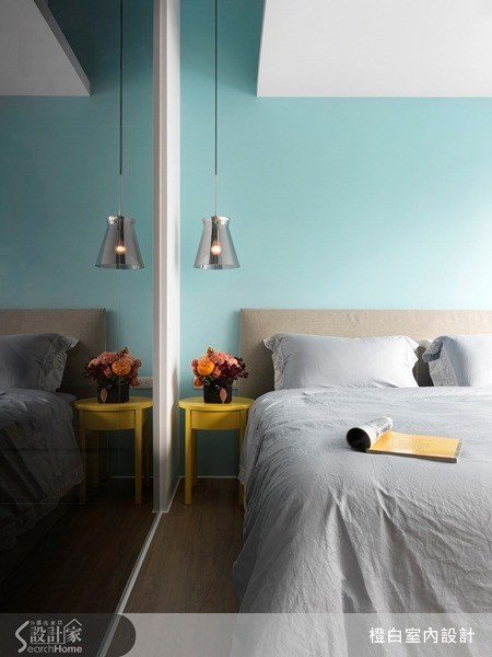 30坪新成屋(5年以下)＿混搭風臥室案例圖片＿橙白室內裝修設計工程有限公司＿橙白_29元利和平之24