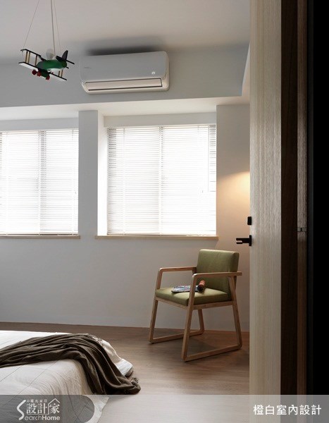 37坪中古屋(5~15年)＿現代風臥室案例圖片＿橙白室內裝修設計工程有限公司＿橙白_30松華村之23