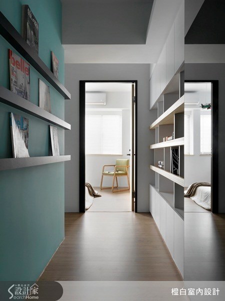 37坪中古屋(5~15年)＿現代風走廊案例圖片＿橙白室內裝修設計工程有限公司＿橙白_30松華村之12
