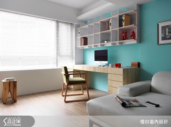 37坪中古屋(5~15年)＿現代風客廳案例圖片＿橙白室內裝修設計工程有限公司＿橙白_30松華村之5