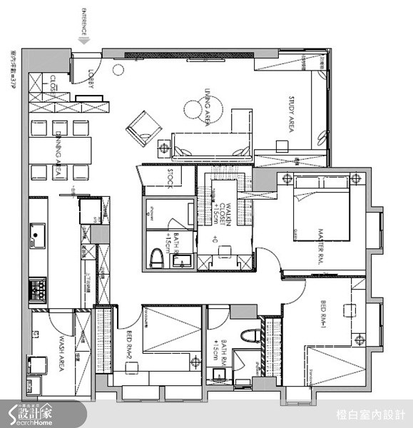 37坪中古屋(5~15年)＿現代風案例圖片＿橙白室內裝修設計工程有限公司＿橙白_30松華村之29