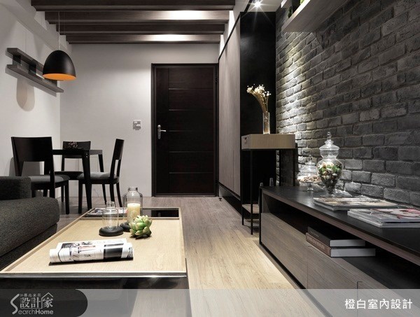 20坪中古屋(5~15年)＿混搭風客廳案例圖片＿橙白室內裝修設計工程有限公司＿橙白_31荷雅之1