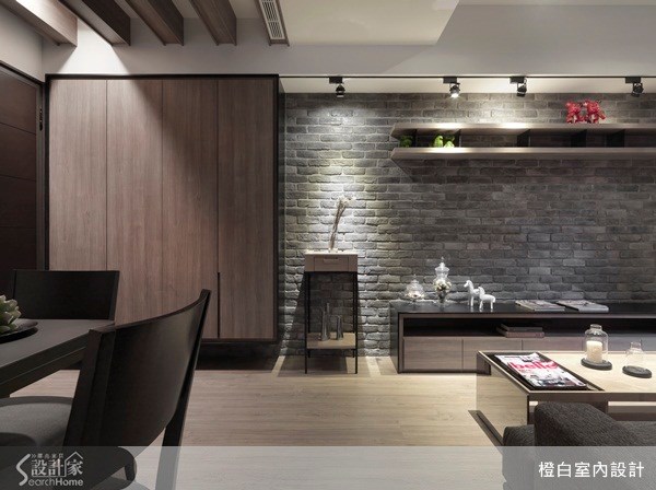 20坪中古屋(5~15年)＿混搭風客廳案例圖片＿橙白室內裝修設計工程有限公司＿橙白_31荷雅之3