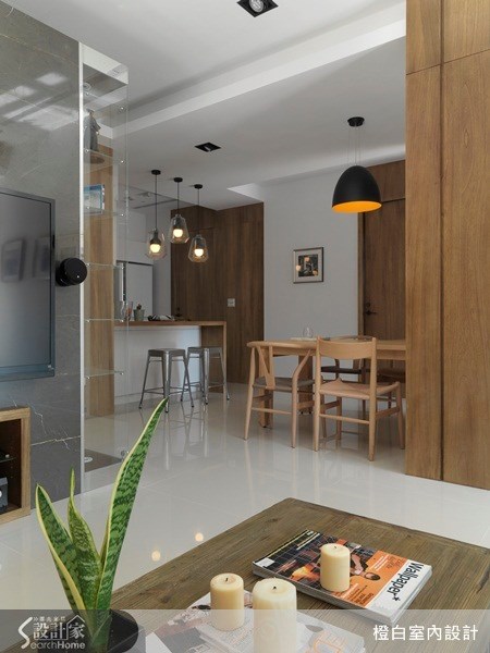 30坪新成屋(5年以下)＿現代風客廳案例圖片＿橙白室內裝修設計工程有限公司＿橙白_32新潤峰哲之9