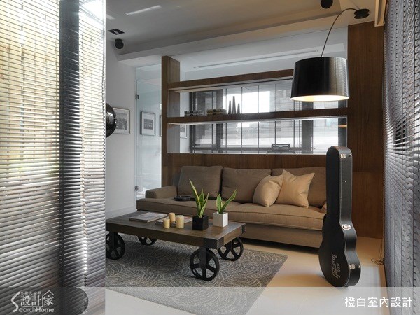 30坪新成屋(5年以下)＿現代風客廳案例圖片＿橙白室內裝修設計工程有限公司＿橙白_32新潤峰哲之7