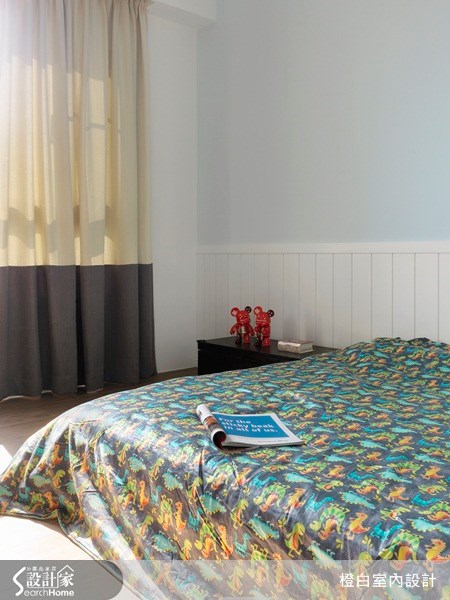 38坪新成屋(5年以下)＿北歐風臥室案例圖片＿橙白室內裝修設計工程有限公司＿橙白_33首富之18