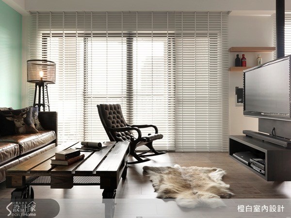 38坪新成屋(5年以下)＿北歐風客廳案例圖片＿橙白室內裝修設計工程有限公司＿橙白_33首富之3