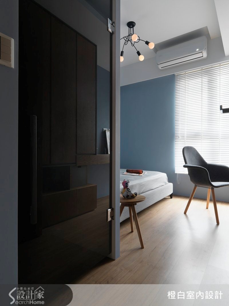14坪新成屋(5年以下)＿簡約風臥室案例圖片＿橙白室內裝修設計工程有限公司＿橙白_34京美術之14