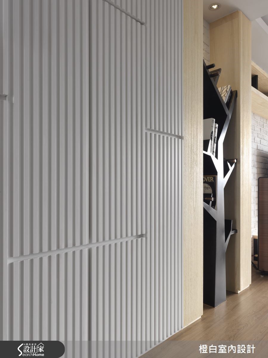 30坪新成屋(5年以下)＿簡約風走廊案例圖片＿橙白室內裝修設計工程有限公司＿橙白_36永鼎國璽之3